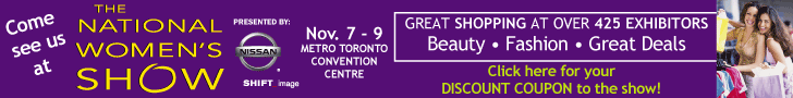 Discount Coupon to the National Women's Show - November 7 through 9