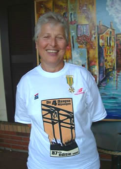 Agatha - back at home after completing the 4-day Walk in Nijmegen