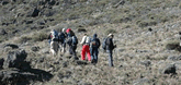 Hiking to Kibo Huts 